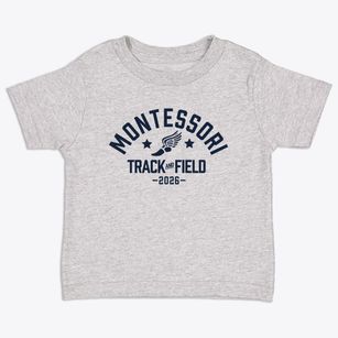 Montessori Parents Cooperative School Track and Field Toddler T-Shirt