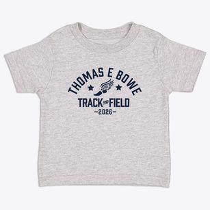 Thomas E Bowe Elementary School Track and Field Toddler T-Shirt