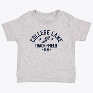 College Lane Elementary School Track and Field Toddler T-Shirt