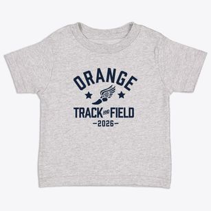 Orange Ulster Boces School Track and Field Toddler T-Shirt