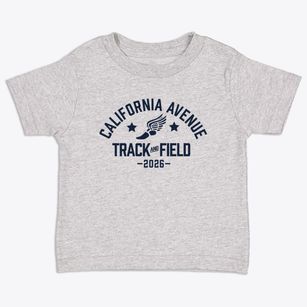 California Avenue School Track and Field Toddler T-Shirt