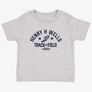 Henry H Wells Middle School Track and Field Toddler T-Shirt