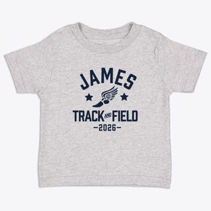 James M Kieran Junior High School 123 Track and Field Toddler T-Shirt