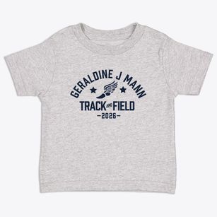 Geraldine J Mann Elementary School Track and Field Toddler T-Shirt