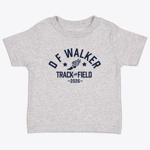 D F Walker Elementary School Track and Field Toddler T-Shirt