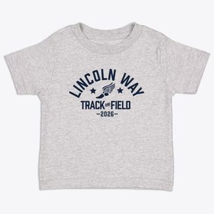 Lincoln Way Elementary School Track and Field Toddler T-Shirt