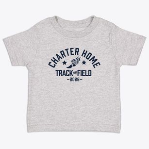 Charter Home School Academy Track and Field Toddler T-Shirt