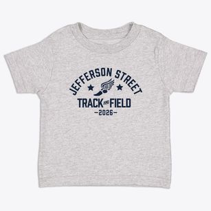 Jefferson Street Elementary School Track and Field Toddler T-Shirt