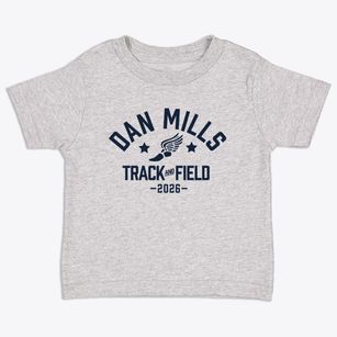 Dan Mills Elementary School Track and Field Toddler T-Shirt