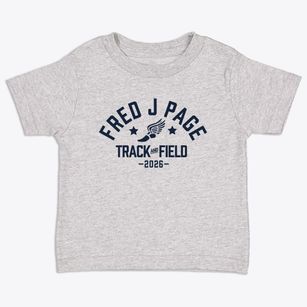 Fred J Page Middle School Track and Field Toddler T-Shirt