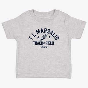 T L Marsalis Elementary School Track and Field Toddler T-Shirt
