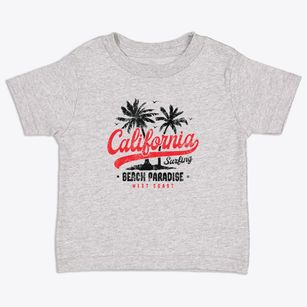  California Surf Beach Paradise Toddler T-Shirt