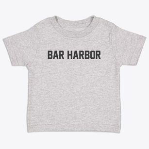 Bar Harbor Maine Classic Block Toddler T-Shirt