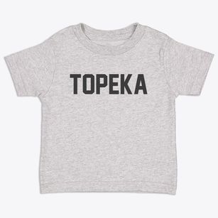 Topeka Kansas Classic Block Toddler T-Shirt