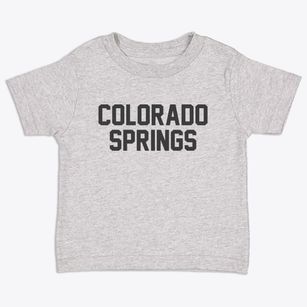 Colorado Springs Colorado Classic Block Toddler T-Shirt