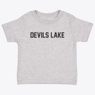 Devils Lake North Dakota Classic Block Toddler T-Shirt