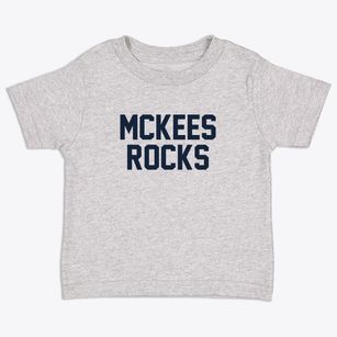 Mckees Rocks Pennsylvania Classic Block Toddler T-Shirt