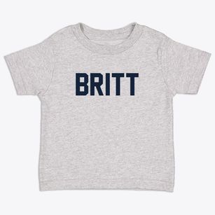 Britt Iowa Classic Block Toddler T-Shirt