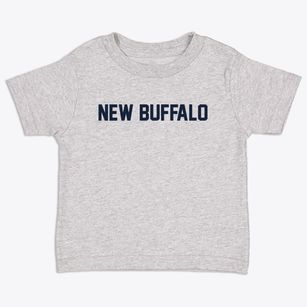 New Buffalo Michigan Classic Block Toddler T-Shirt