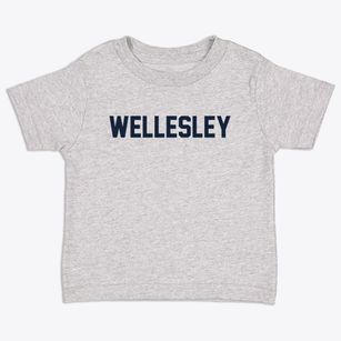 Wellesley Massachusetts Classic Block Toddler T-Shirt