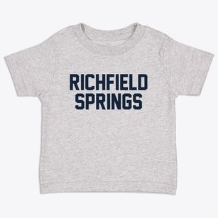 Richfield Springs New York Classic Block Toddler T-Shirt