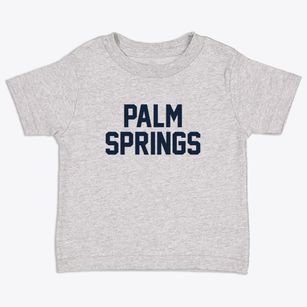 Palm Springs Florida Classic Block Toddler T-Shirt