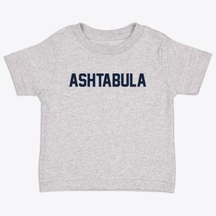 Ashtabula Ohio Classic Block Toddler T-Shirt