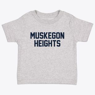 Muskegon Heights Michigan Classic Block Toddler T-Shirt