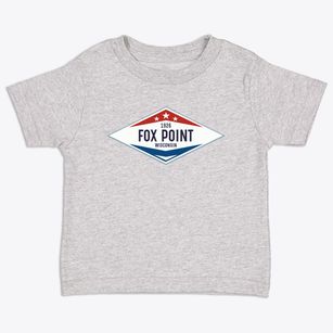 Fox Point Wisconsin Diamond Star Toddler T-Shirt