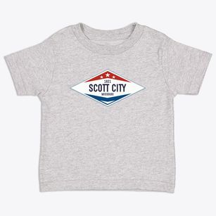 Scott City Missouri Diamond Star Toddler T-Shirt