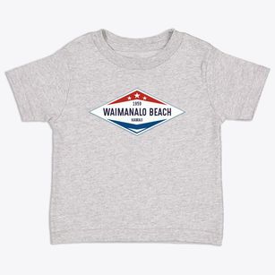 Waimanalo Beach Hawaii Diamond Star Toddler T-Shirt