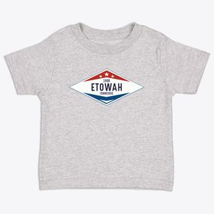 Etowah Tennessee Diamond Star Toddler T-Shirt
