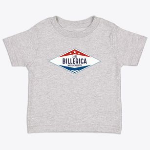 Billerica Massachusetts Diamond Star Toddler T-Shirt