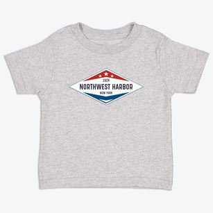 Northwest Harbor New York Diamond Star Toddler T-Shirt