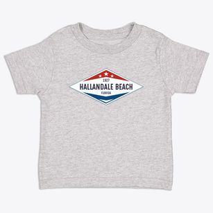 Hallandale Beach Florida Diamond Star Toddler T-Shirt