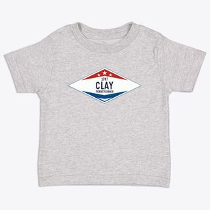 Clay Pennsylvania Diamond Star Toddler T-Shirt