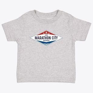 Marathon City Wisconsin Diamond Star Toddler T-Shirt