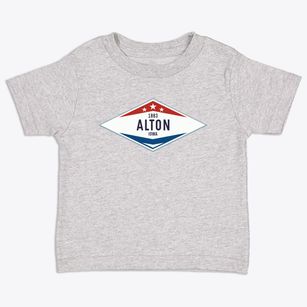 Alton Iowa Diamond Star Toddler T-Shirt