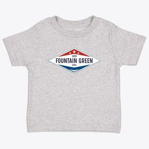Fountain Green Utah Diamond Star Toddler T-Shirt