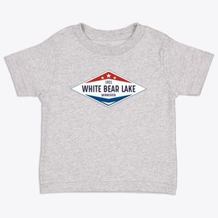 White Bear Lake Minnesota Diamond Star Toddler T-Shirt