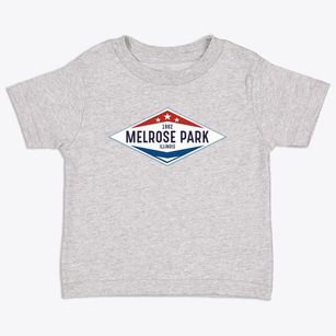 Melrose Park Illinois Diamond Star Toddler T-Shirt