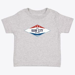 Kaw City Oklahoma Diamond Star Toddler T-Shirt