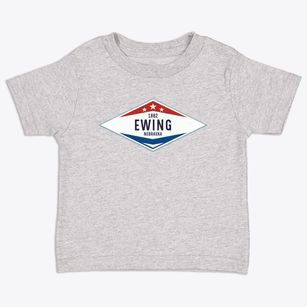 Ewing Nebraska Diamond Star Toddler T-Shirt