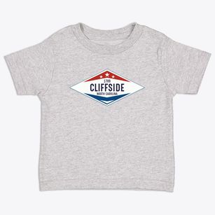 Cliffside North Carolina Diamond Star Toddler T-Shirt
