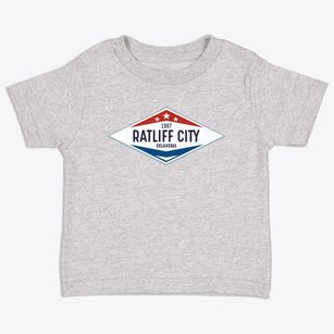 Ratliff City Oklahoma Diamond Star Toddler T-Shirt