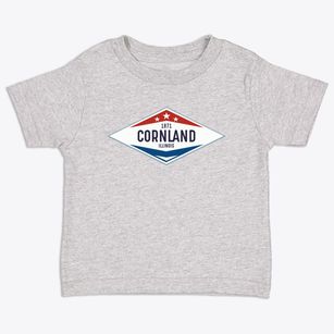 Cornland Illinois Diamond Star Toddler T-Shirt