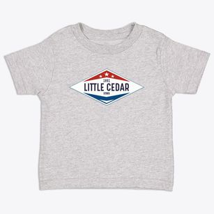 Little Cedar Iowa Diamond Star Toddler T-Shirt