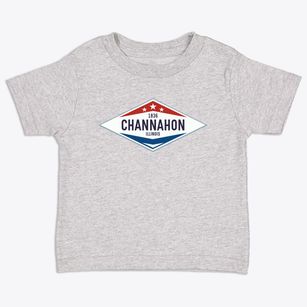 Channahon Illinois Diamond Star Toddler T-Shirt