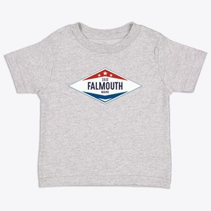Falmouth Maine Diamond Star Toddler T-Shirt
