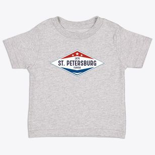 St. Petersburg Florida Diamond Star Toddler T-Shirt